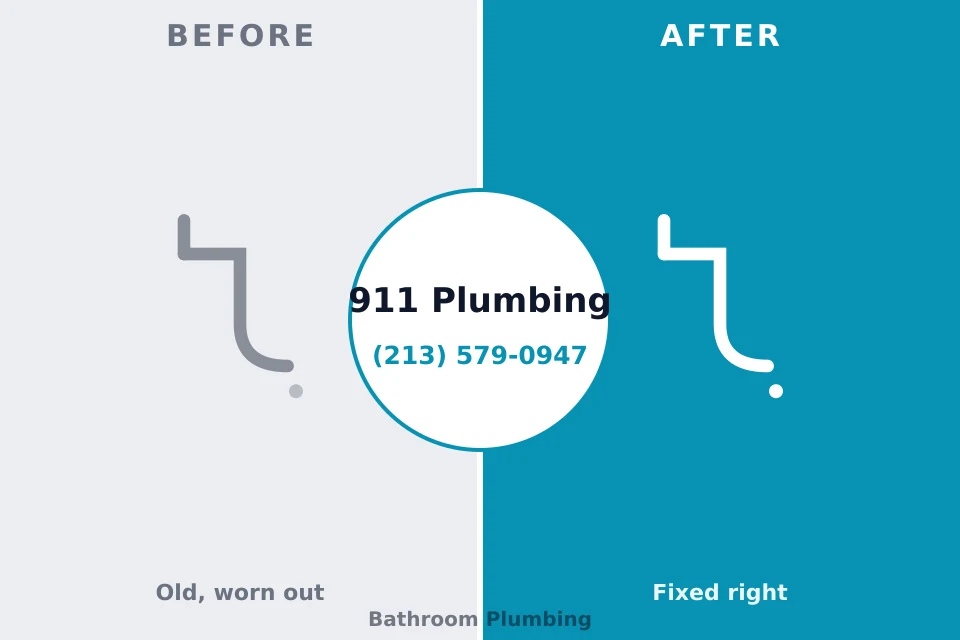 Before and after: plumbing repair Moapa Valley, NV